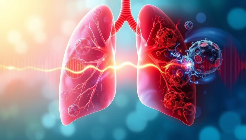radiation therapy impact on lung health
