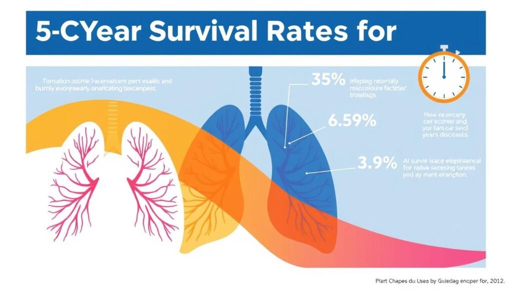 5-year survival rates for SCLC