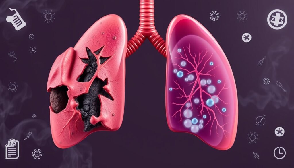COPD and pneumonia health risks
