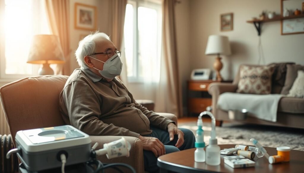 COVID-19 impact on seniors and lung conditions