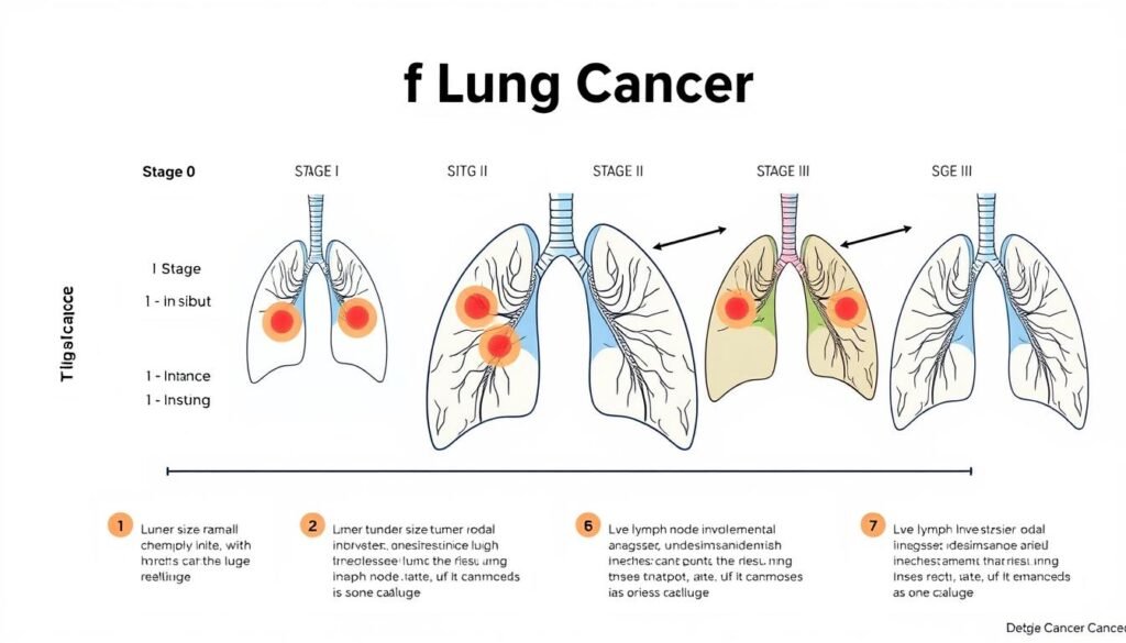 Lung Cancer Staging Diagram