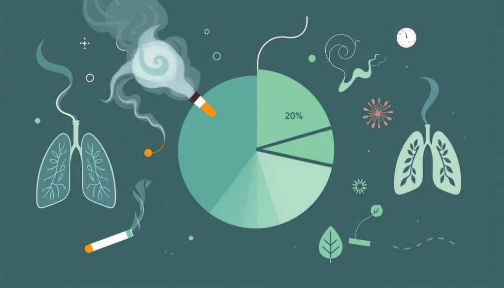 Percentage of Ex Smokers Who Get Lung Cancer