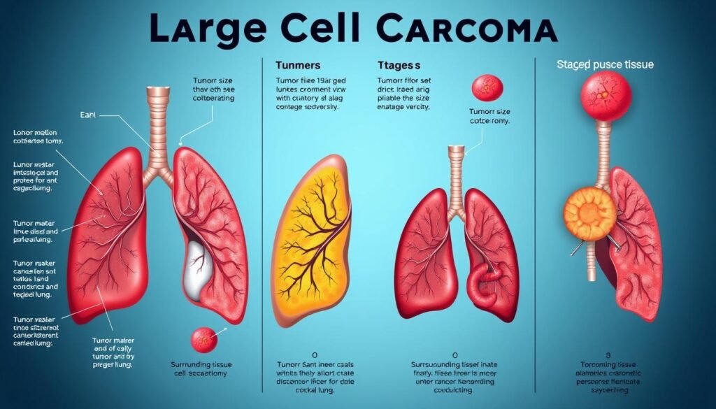 Staging of Large Cell Carcinoma