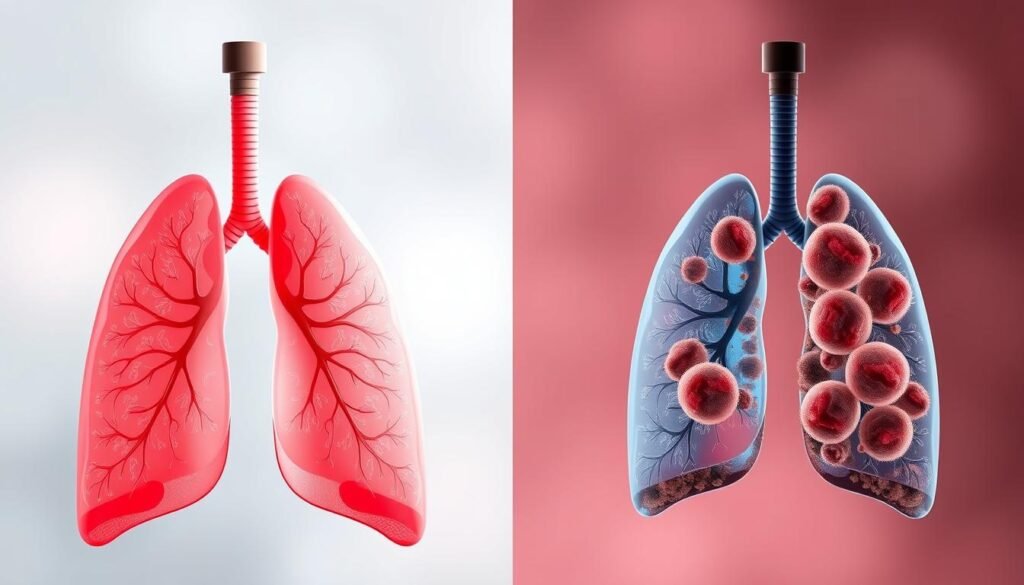 bronchitis vs lung cancer