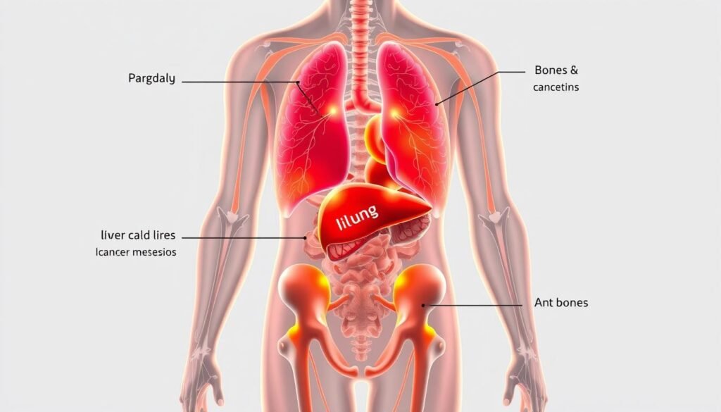 common metastasis sites