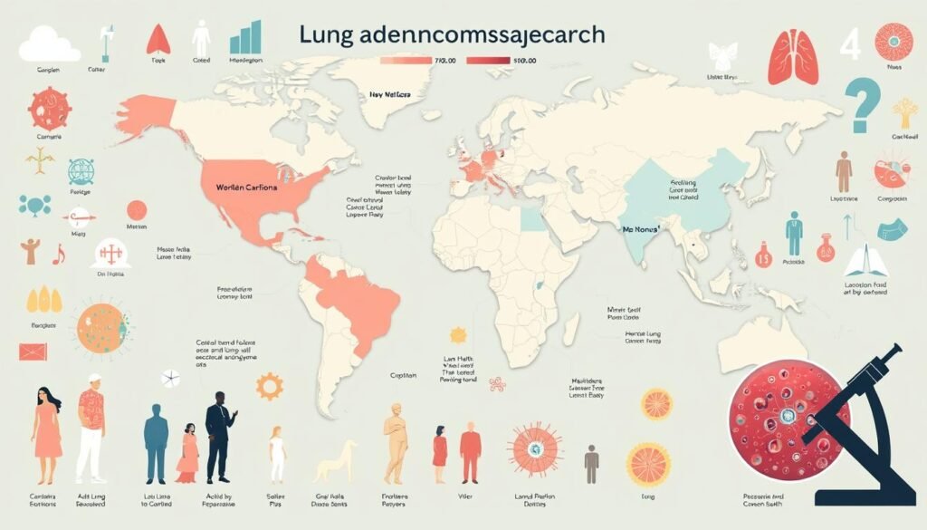 epidemiology of lung adenocarcinoma