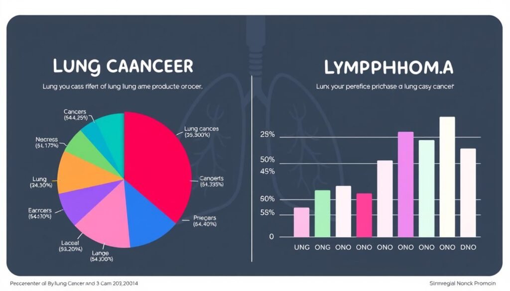 lung cancer and lymphoma