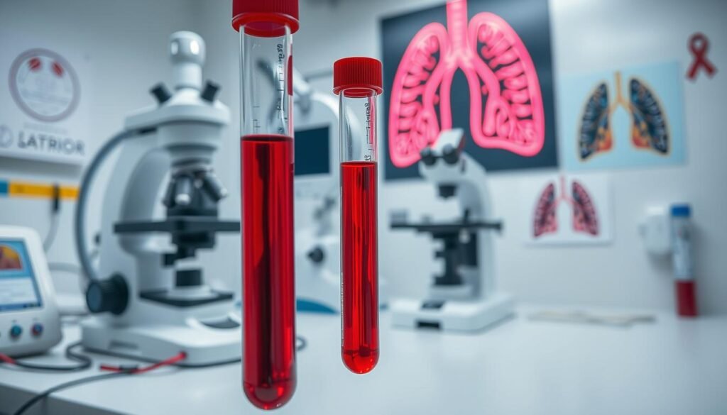 lung cancer blood test