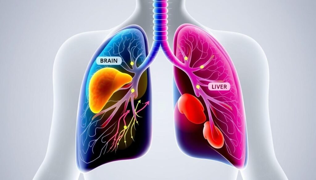 lung cancer metastasis sites