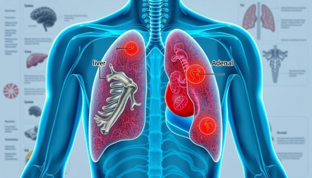 lung cancer metastasis sites