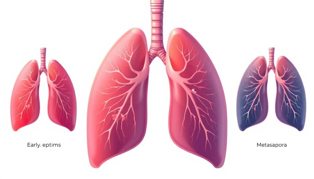 lung cancer stages and progression