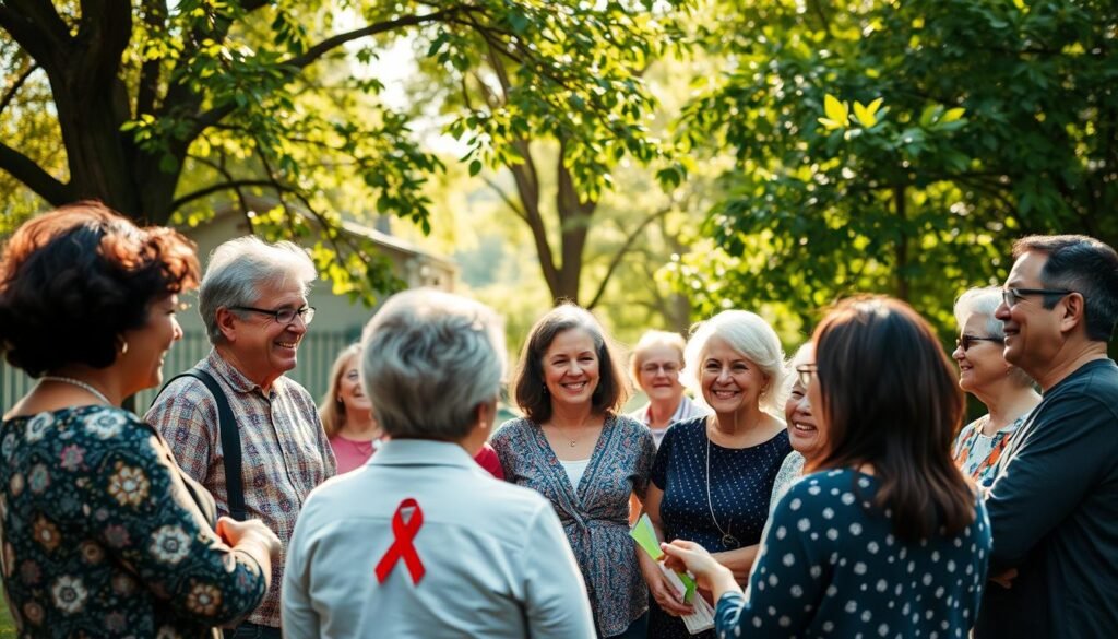 lung cancer survivors support systems