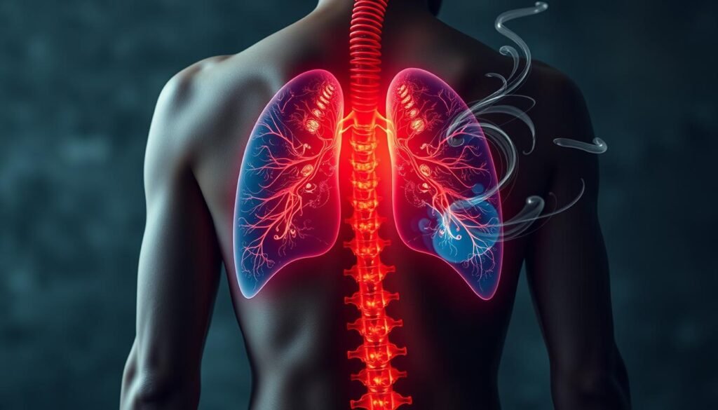 lung cancer symptoms and back pain