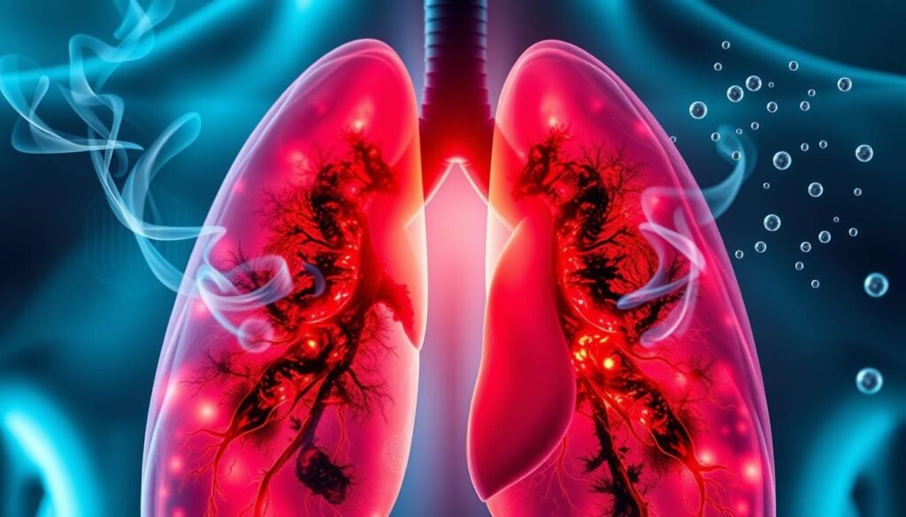 lung cancer warning signs relacionados a Wheezing y Coughing