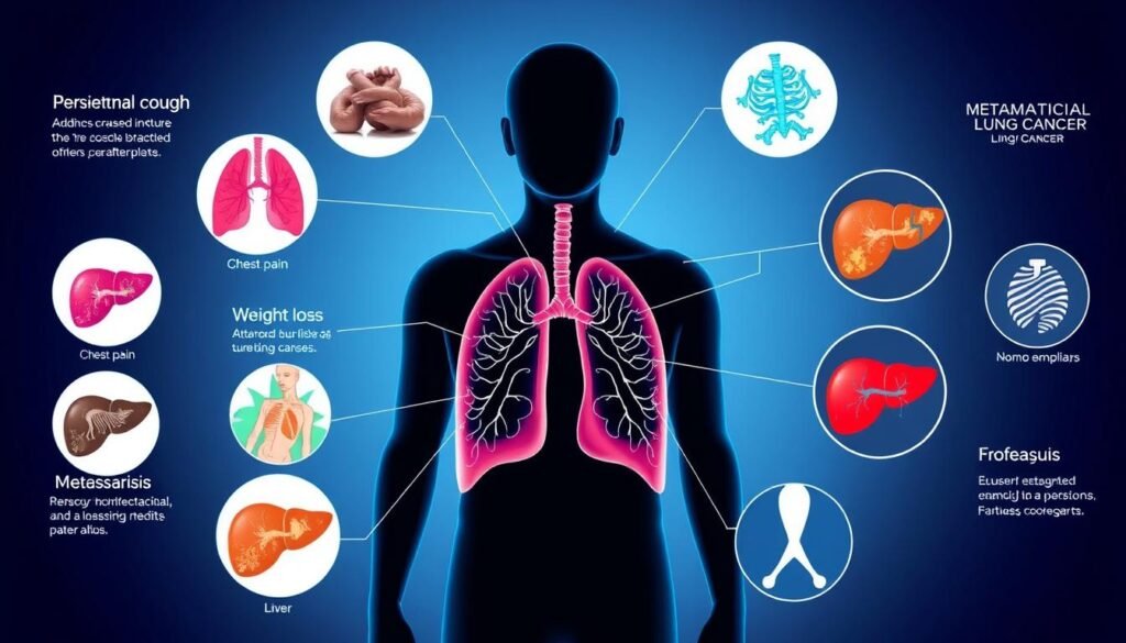 metastatic lung cancer indicators