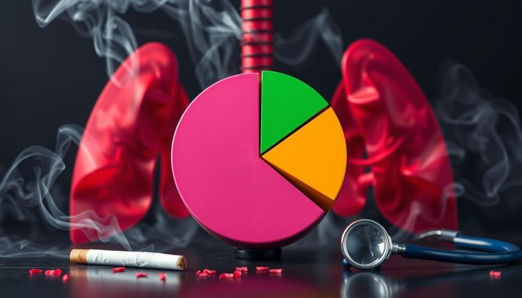 percentage of ex smokers who get lung cancer
