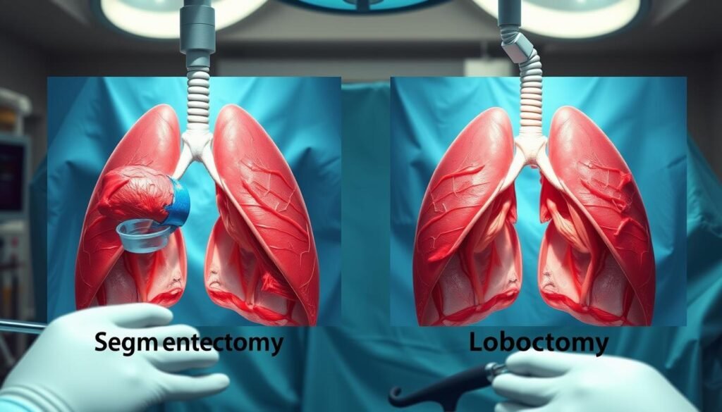 segmentectomy and lobectomy in lung cancer surgery