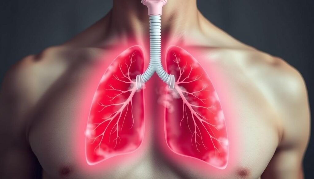 shortness of breath and wheezing symptoms related to lung cancer