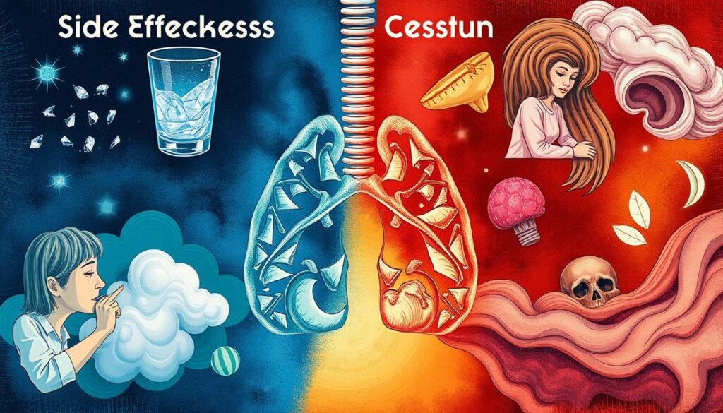 side effects of lung cancer drugs