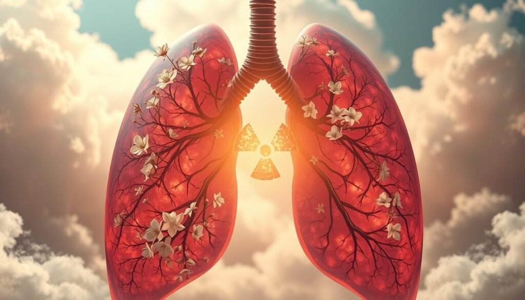 side effects of radiation for lung cancer