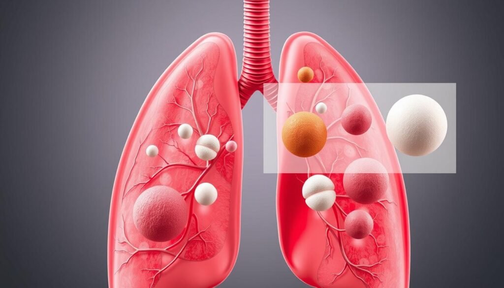 tumor size in lung cancer