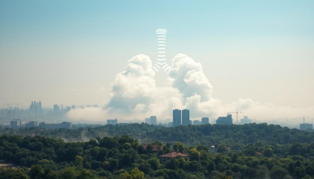 Air pollution effects on lung cancer risk