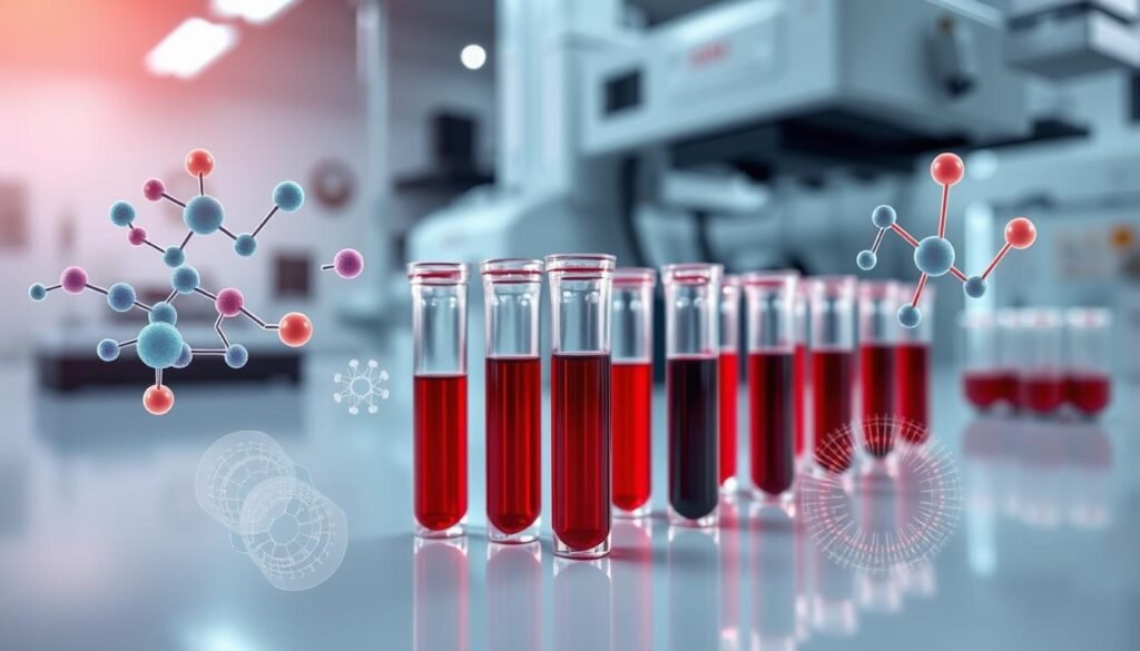 Blood biomarkers for lung cancer detection