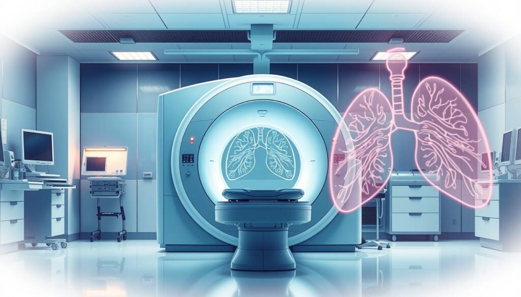 CT scan for lung cancer screening