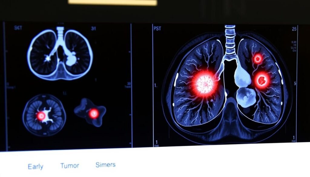 CT scans for early detection in lung cancer