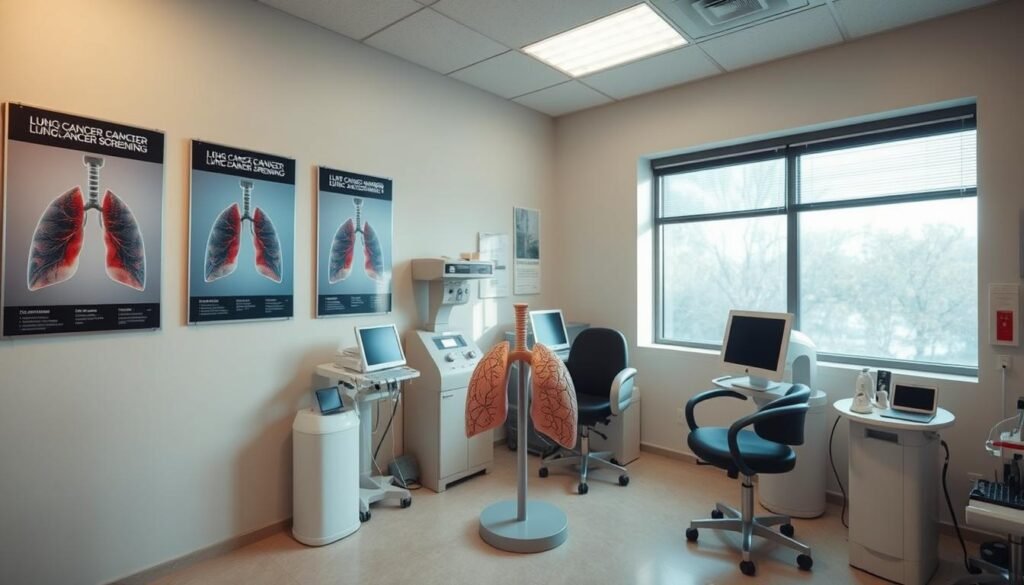 Discussing lung cancer screening with a doctor