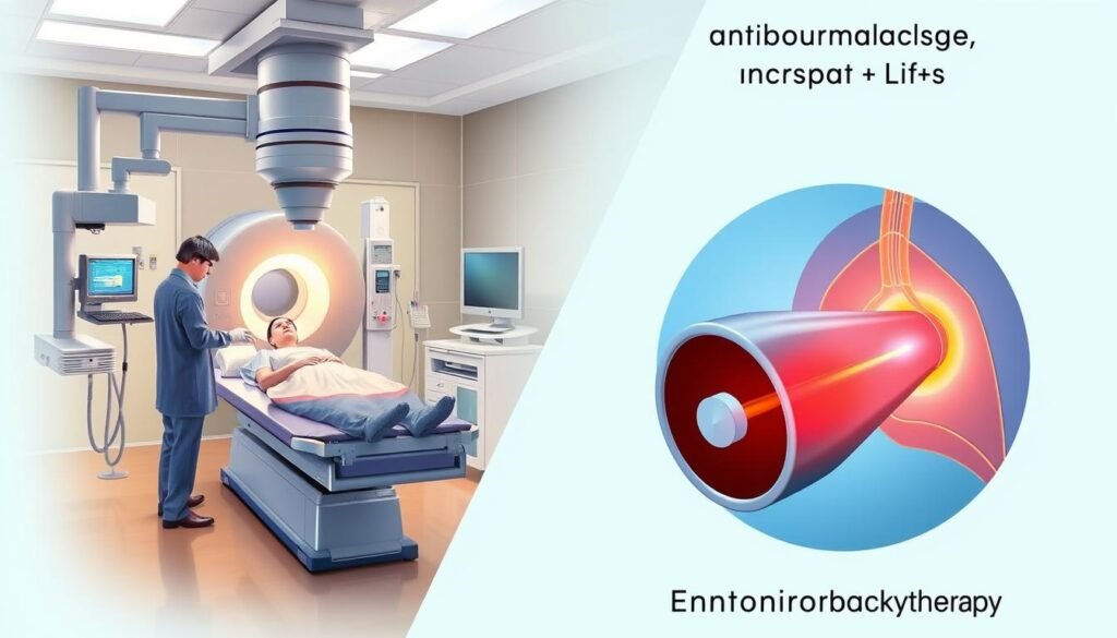 EBRT and Endobronchial Brachytherapy in Lung Cancer Treatment