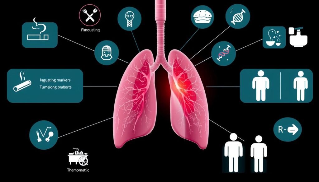 Factors affecting lung cancer prognosis