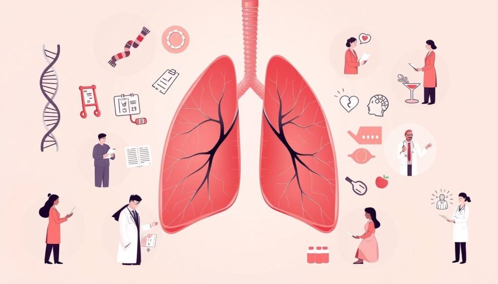 Factors affecting lung cancer treatment