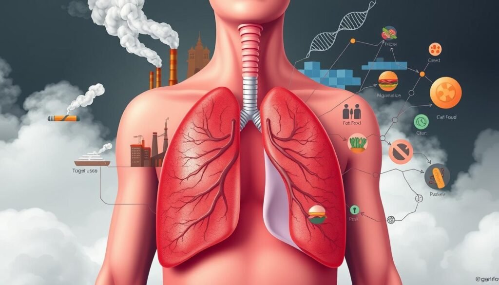 Factors contributing to stage 4 lung cancer