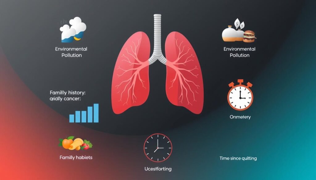 Factors that influence lung cancer risk post-smoking