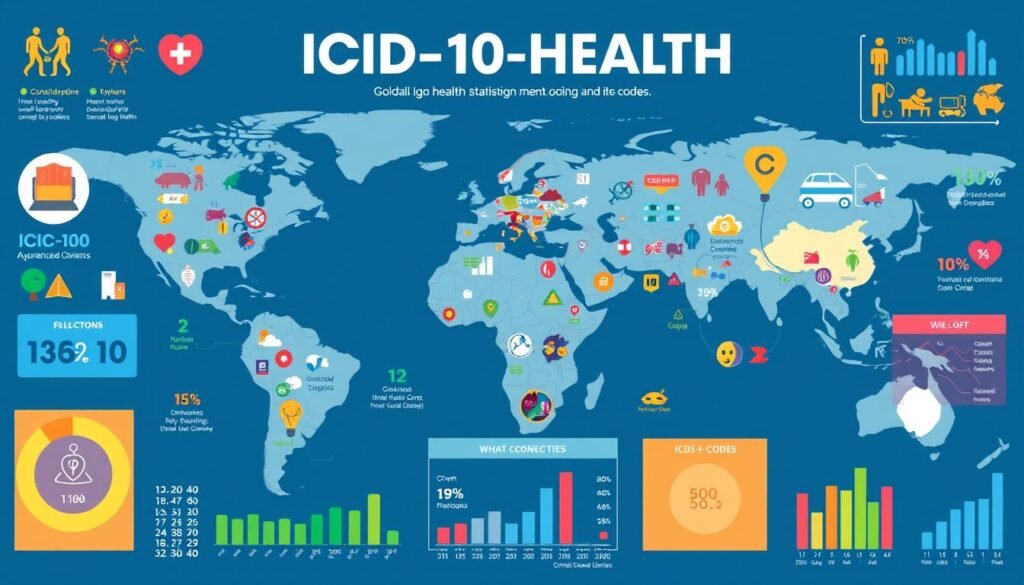 Global health statistics related to ICD-10 coding