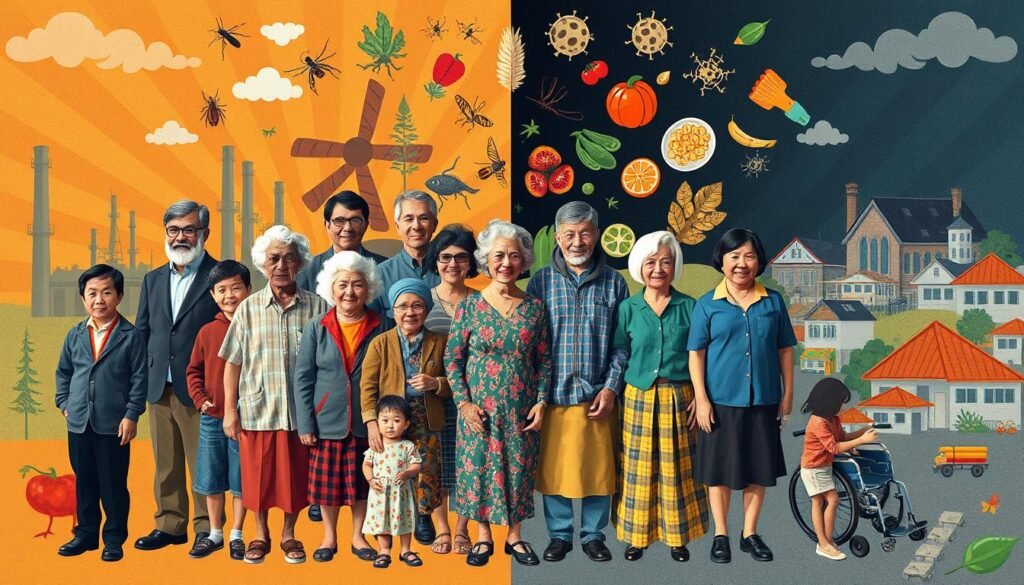 Groups at increased risk (e.g., smokers, those with a family history, etc.)