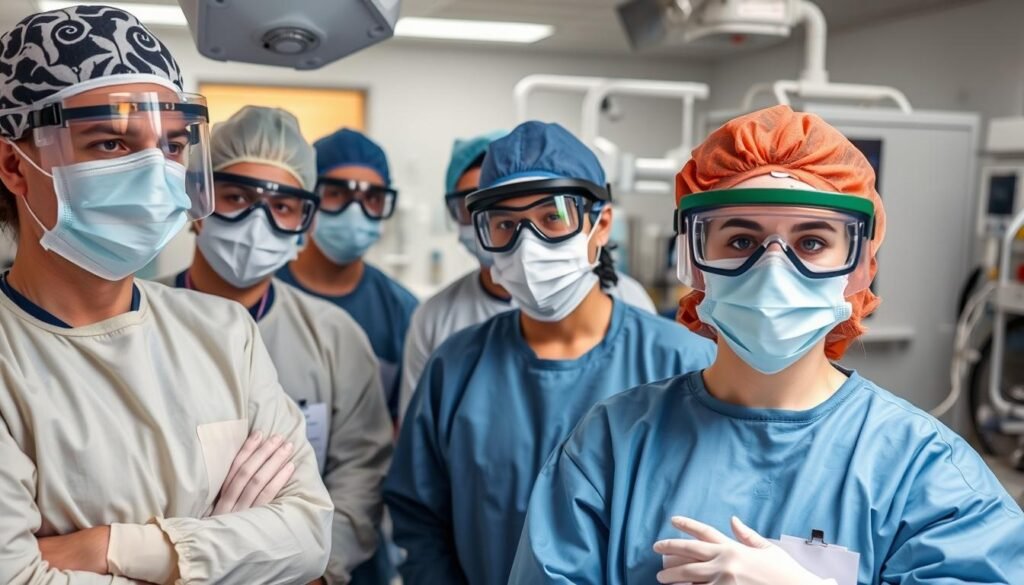 Healthcare workers protective measures
