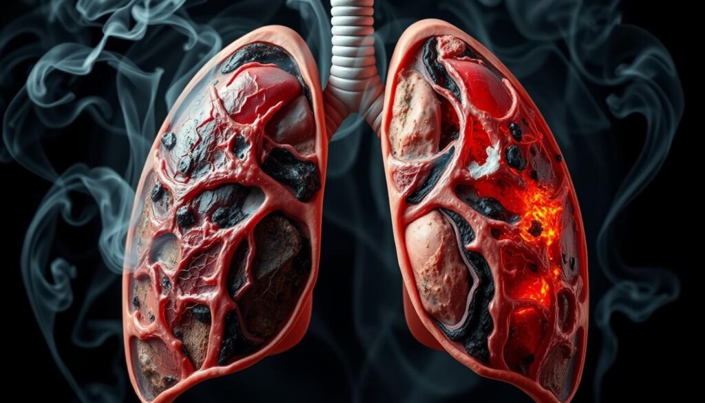 How Smoking Damages Lung Tissue