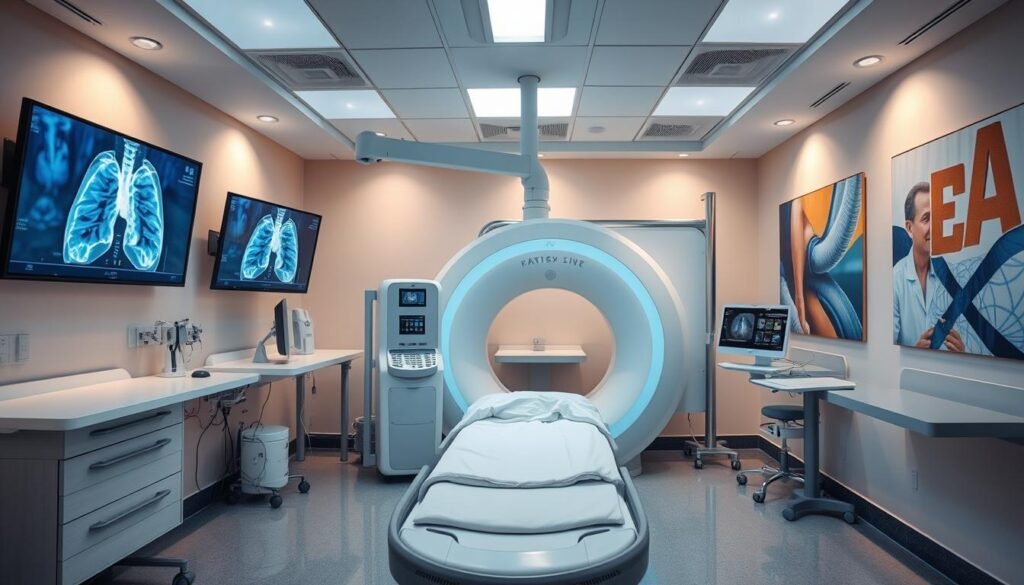 How radiation therapy is used to treat lung cancer