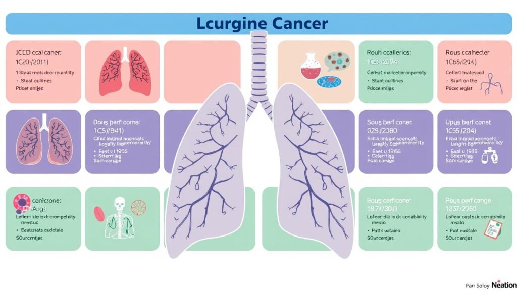 ICD-10 codes for lung cancer classification