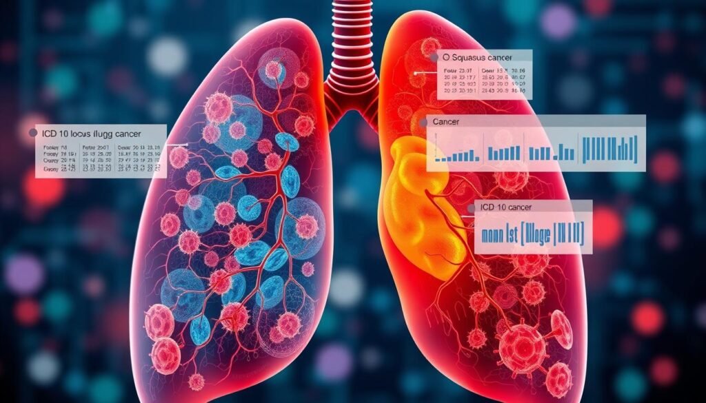 ICD 10 coding for lung cancer