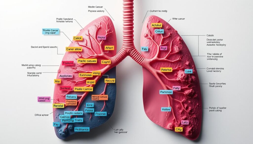 ICD-10 coding system related to lung cancer