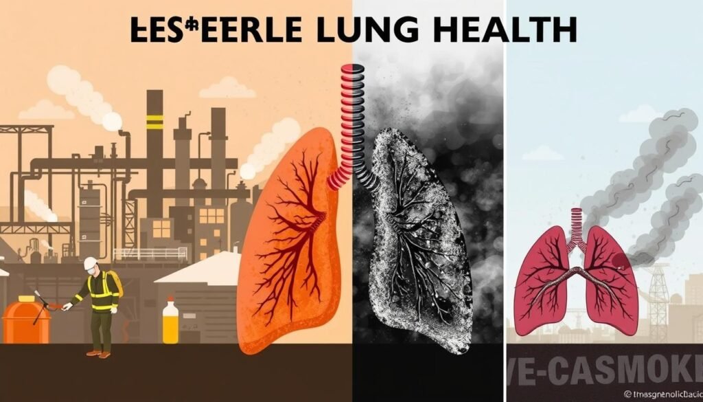 Impact of occupational hazards on lung health