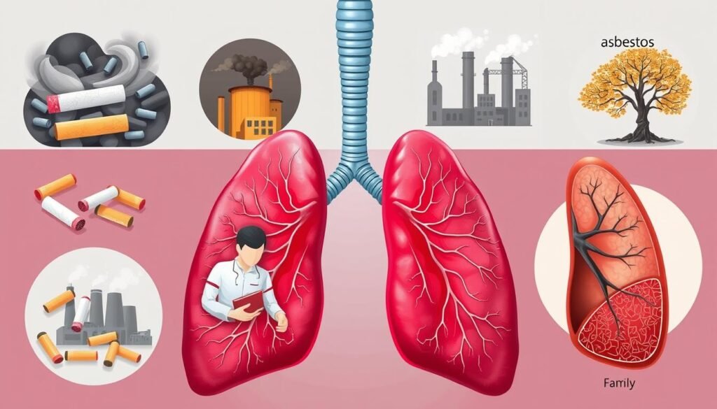 Key risk factors for lung cancer