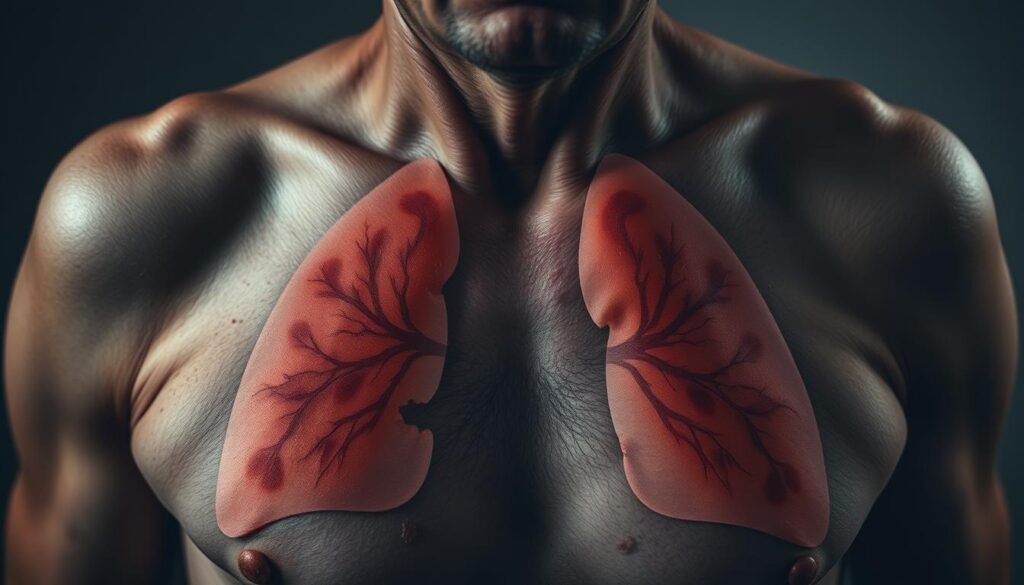 Late-stage lung cancer symptoms