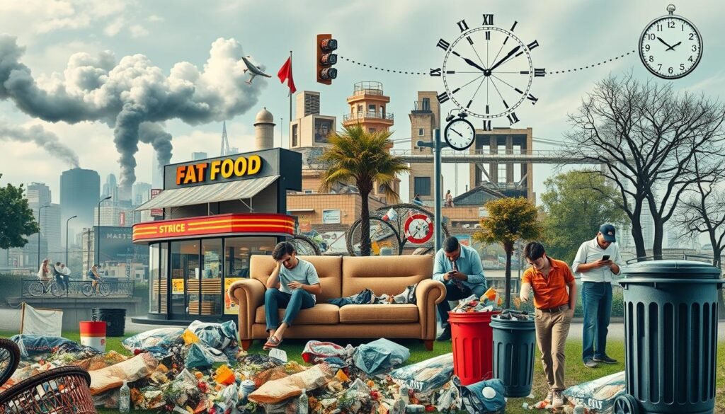 Lifestyle and environmental factors that increase risk