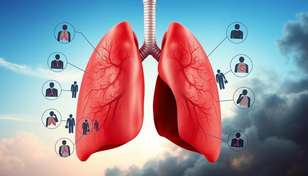 Lung cancer risk in people with pre-existing lung conditions