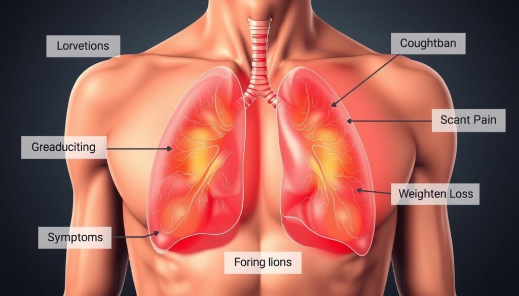 Lung cancer signs in men