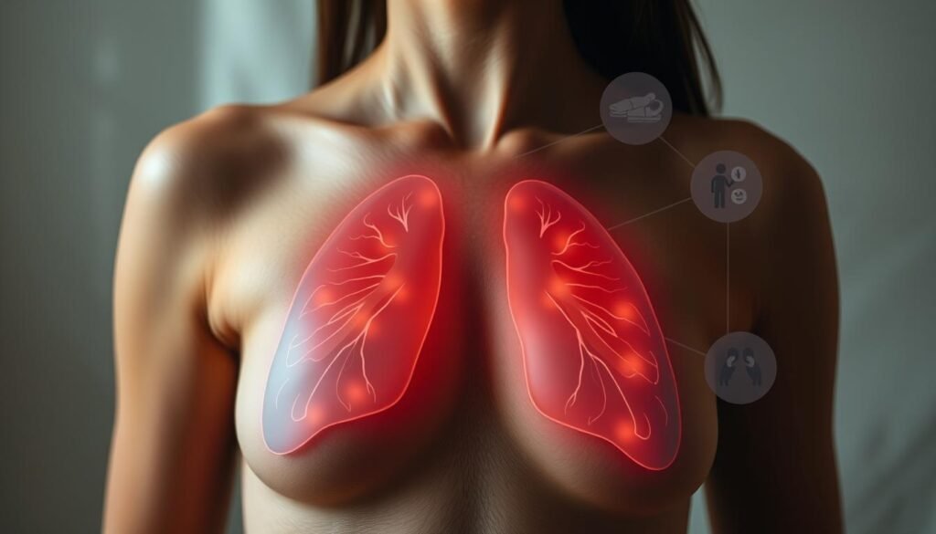 Lung cancer signs in women